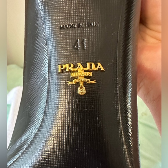 Prada Black Pointed Toe Heels - Picture 8 of 11